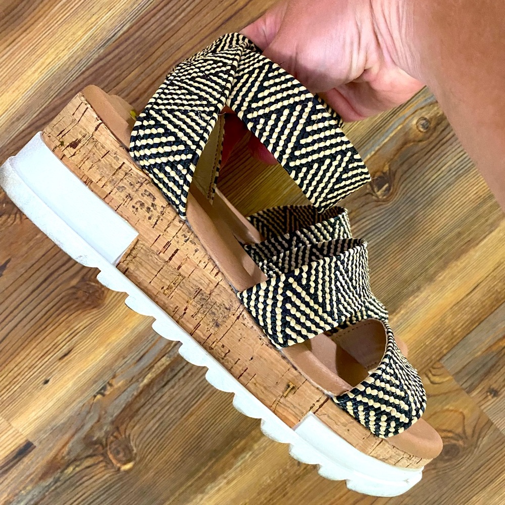 Espadrilles Sandal wedges Size 9 - Picture 1 of 6